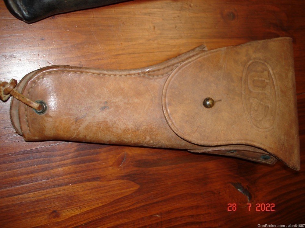 WWII Boyt 1944 1911 leather holster-img-2