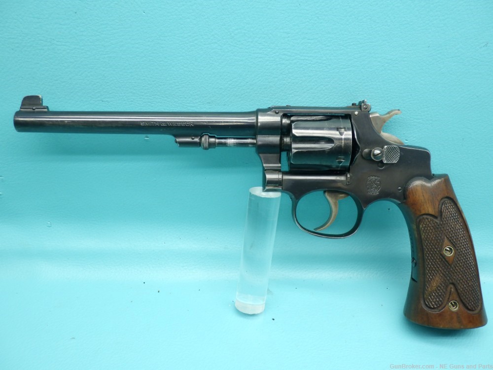 Smith & Wesson 22/32 Hand Ejector .22LR 6"bbl Revolver W/ Holster-img-6
