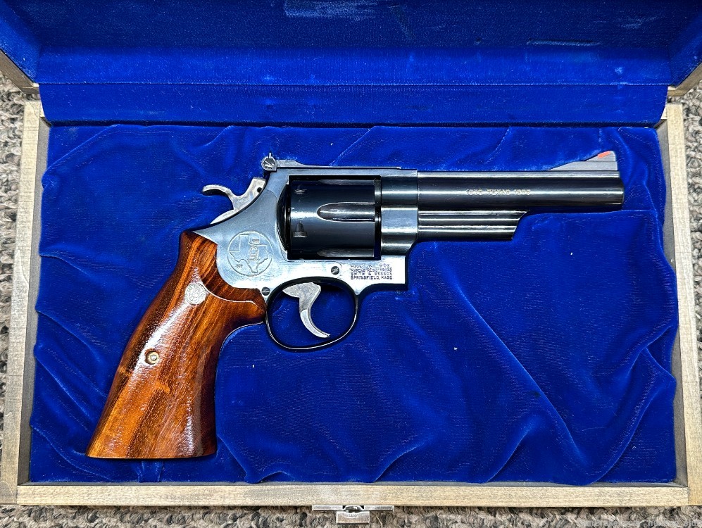 Smith & Wesson 544 Texas Wagon Train Commemorative 44-40 5" BBL Blued 1986-img-0