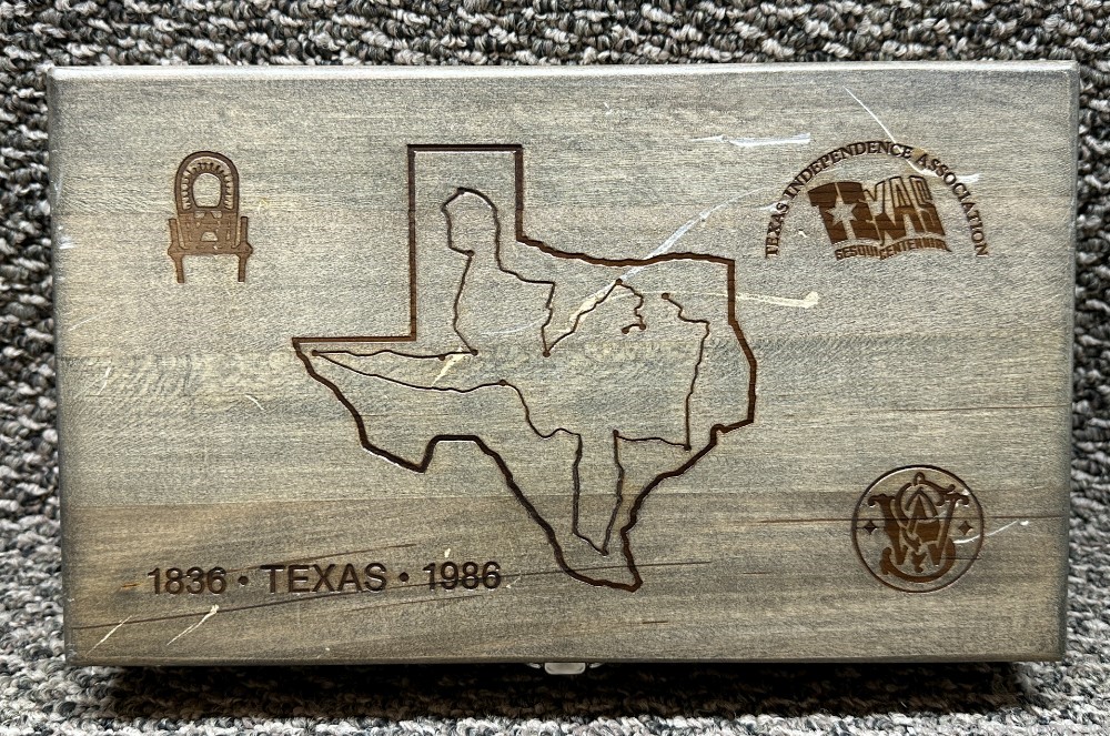Smith & Wesson 544 Texas Wagon Train Commemorative 44-40 5" BBL Blued 1986-img-2
