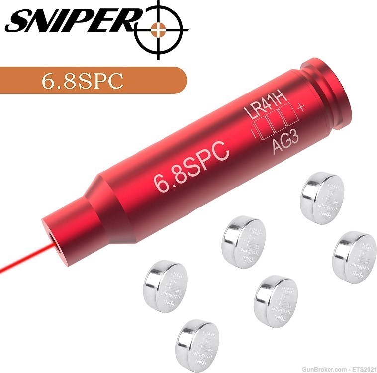 6.8 SPC bore sighter, Special Boresight with batteries-img-0