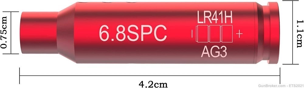 6.8 SPC bore sighter, Special Boresight with batteries-img-4