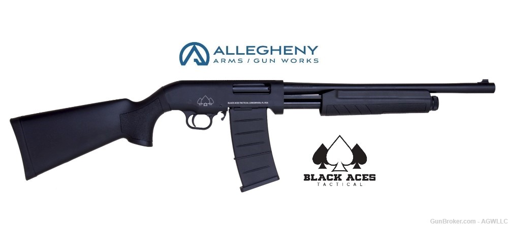 Black Ace Tactical Pro Series M Pump, 12 GA-img-0