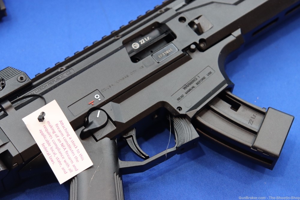 CZ USA Model SCORPION 3 PLUS Tactical Rimfire Rifle 22LR Folder 10RD Mag SA-img-4