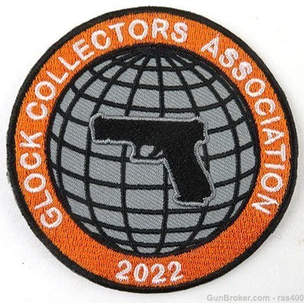 2022 Glock Collectors Association Embroidered Patch - FREE SHIPPING-img-0