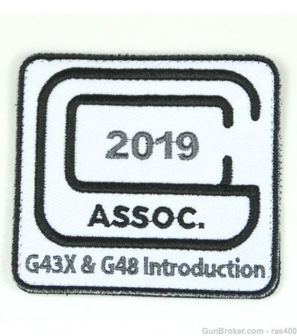 2019 Glock Collectors Association Embroidered Patch, FREE SHIPPING!-img-0