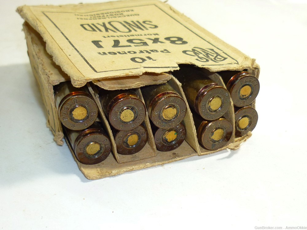 1rd - GERMAN 8x57J - 318 J Bore - SP HP FMJ Bullet - 8mm Mauser-img-26