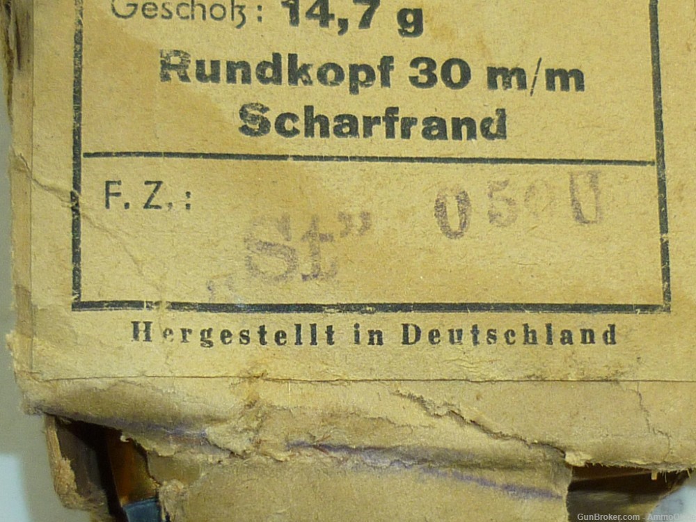 1rd - GERMAN 8x57J - 318 J Bore - SP HP FMJ Bullet - 8mm Mauser-img-29