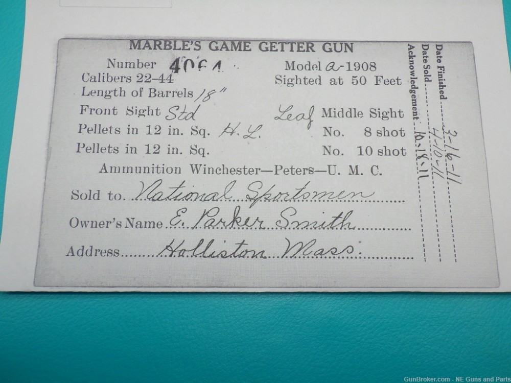 Marble's Game Getter 1908A .22/44 18"bbl Combination Gun MFG 1911-img-23