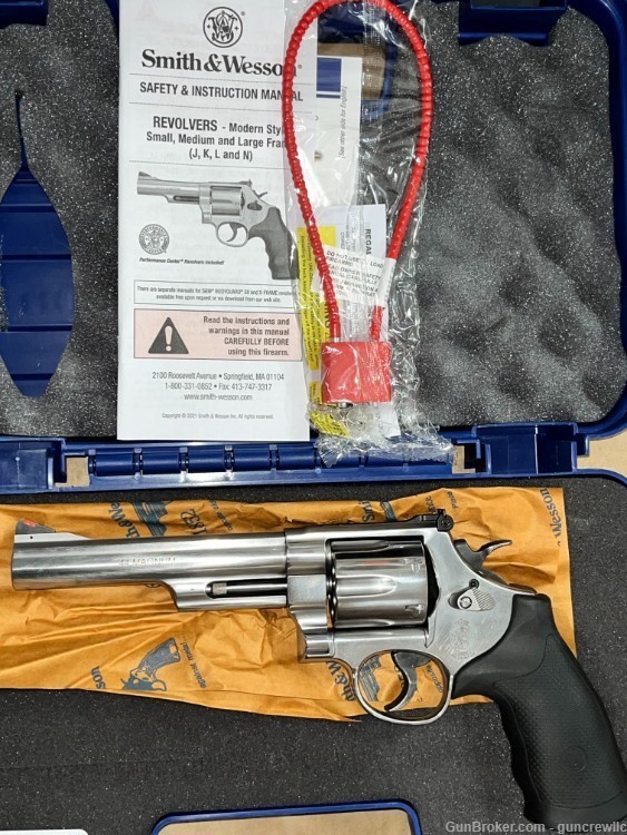 Smith & Wesson S&W 163606 Model 629 44Mag SS 44 Mag Magnum 6" Layaway-img-1