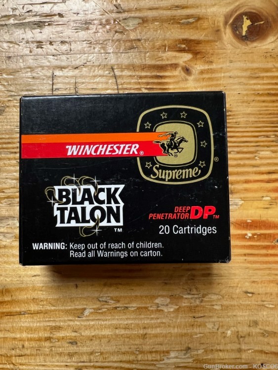 RARE VINTAGE Winchester Black Talon 45ACP Ammunition #2-img-0