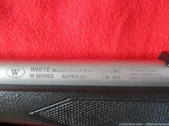 White W Series Super 91 50 Cal .504 Muzzleloader Stainless Mint Unfired-img-5