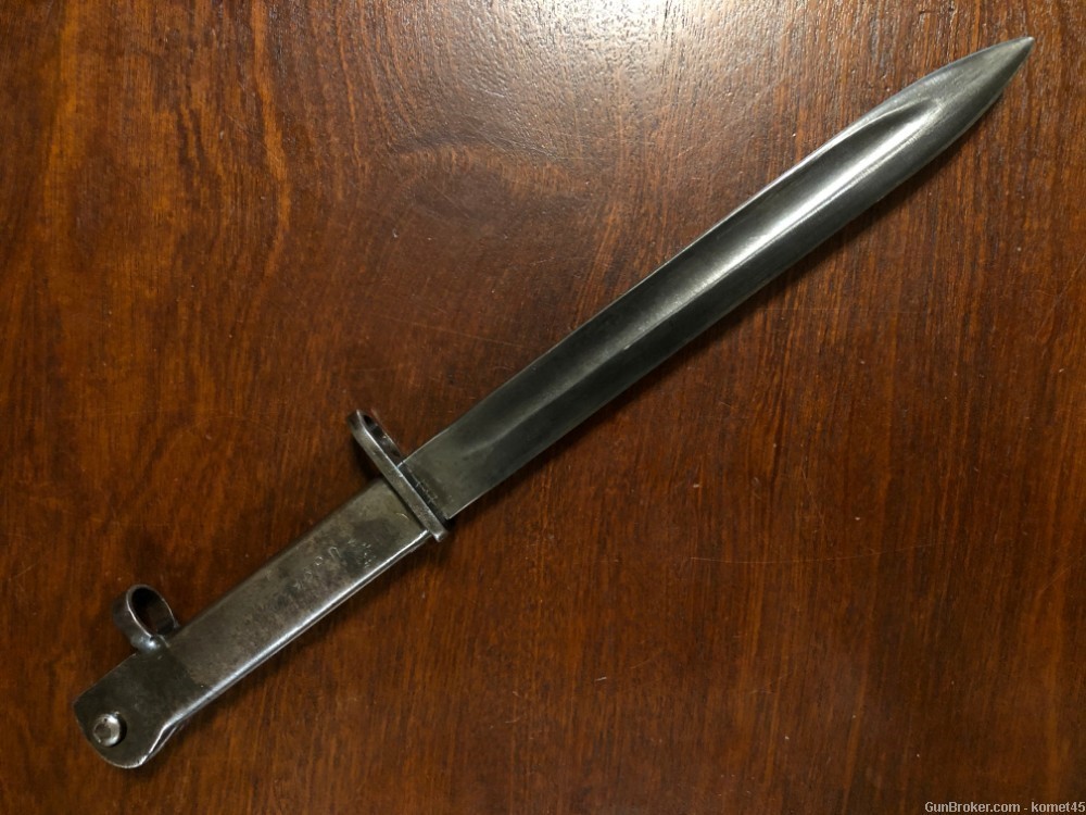 60s Turkish Army G1 FN FAL Double Ring Ersatz-Style Bayonet & Scabbard-img-2