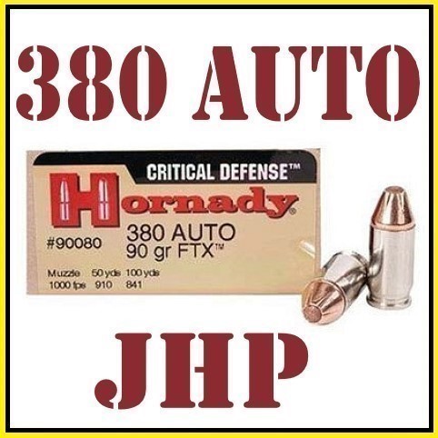 25rds Hornady Critical Defense™ .380 AUTO FTX JHP FlexTip 90grn + Fast Ship-img-0