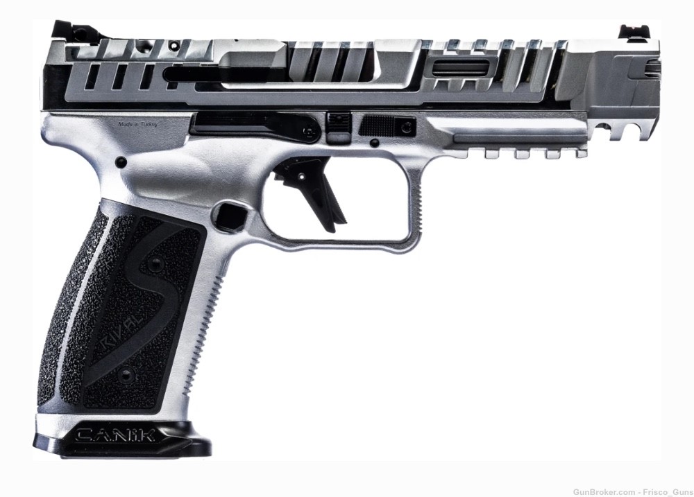CANIK SFX Rival S RARE CHROME 9mm 2x18rd 5” HG7010C-N NoFee-img-2