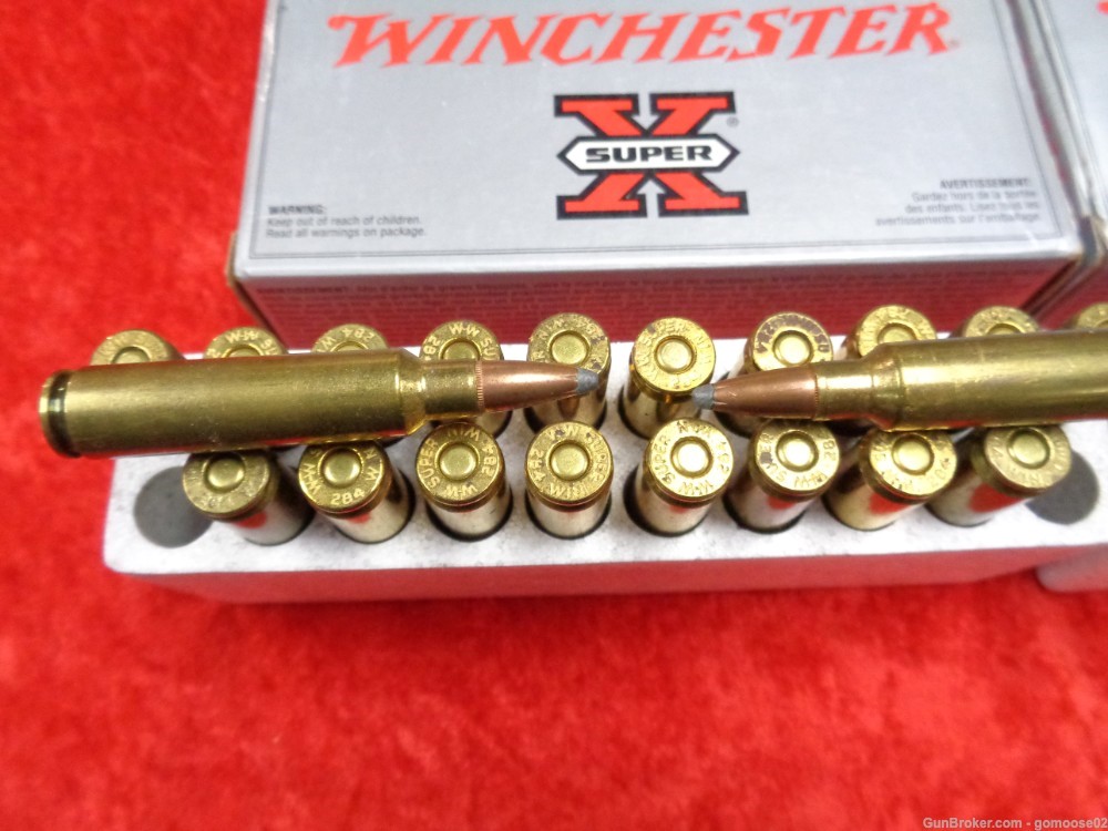 2 Box Winchester Super X 284 Win 40rds 150gr Ammo Boxes Ammunition Rifle -img-5