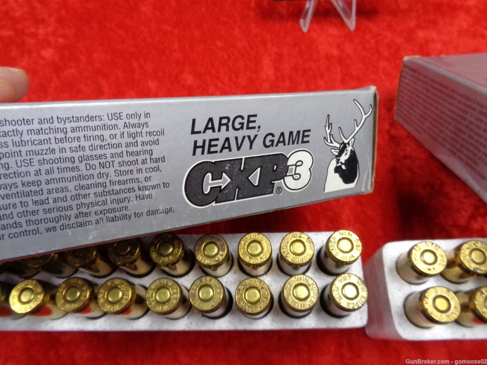2 Box Winchester Super X 284 Win 40rds 150gr Ammo Boxes Ammunition Rifle -img-10