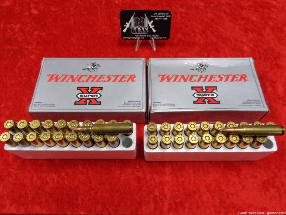 2 Box Winchester Super X 284 Win 40rds 150gr Ammo Boxes Ammunition Rifle -img-0