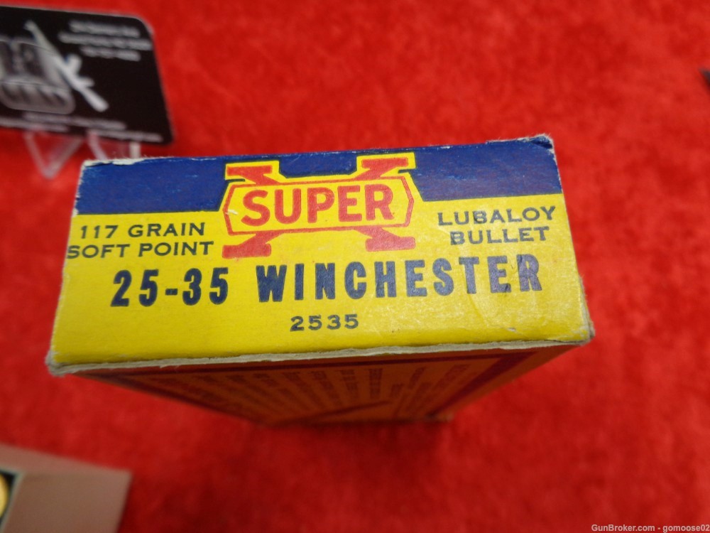2 Box Winchester Super X 25-35 Win 40rds 117gr Ammo Boxes Ammunition Rifle -img-6