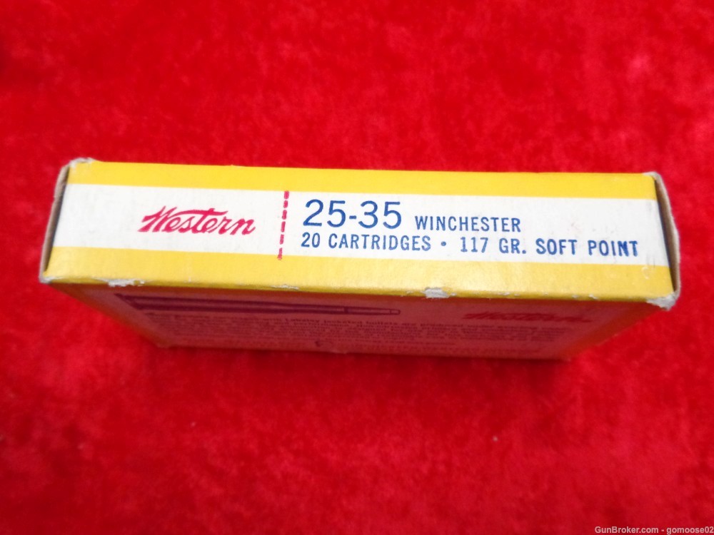 2 Box Winchester Super X 25-35 Win 40rds 117gr Ammo Boxes Ammunition Rifle -img-18