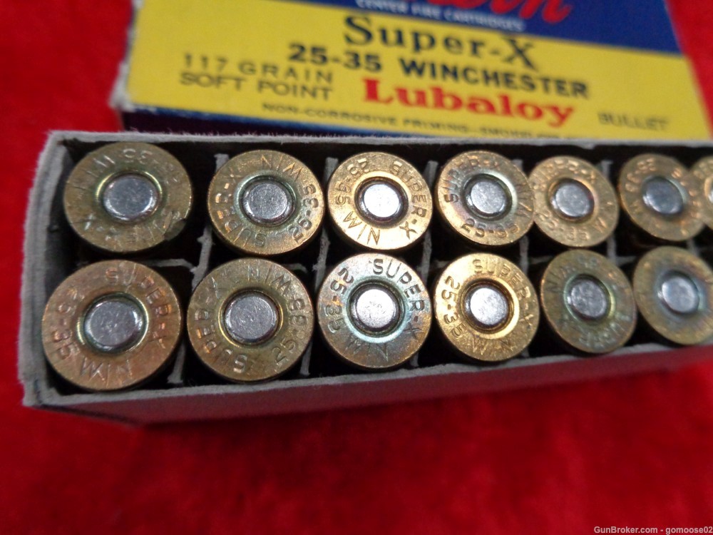 2 Box Winchester Super X 25-35 Win 40rds 117gr Ammo Boxes Ammunition Rifle -img-3