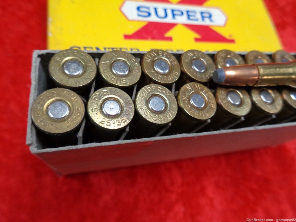 2 Box Winchester Super X 25-35 Win 40rds 117gr Ammo Boxes Ammunition Rifle -img-11