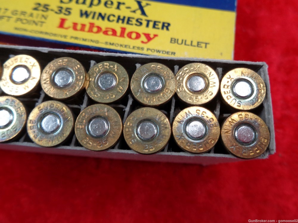 2 Box Winchester Super X 25-35 Win 40rds 117gr Ammo Boxes Ammunition Rifle -img-2
