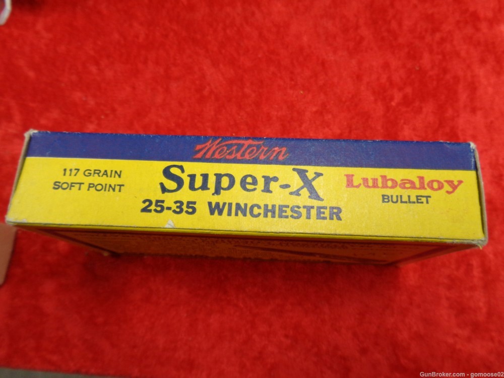2 Box Winchester Super X 25-35 Win 40rds 117gr Ammo Boxes Ammunition Rifle -img-5