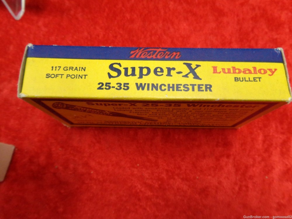 2 Box Winchester Super X 25-35 Win 40rds 117gr Ammo Boxes Ammunition Rifle -img-8