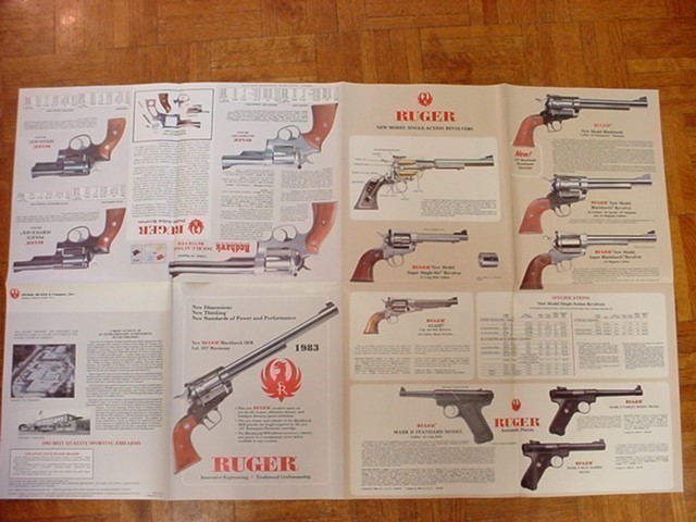 Sturm Ruger 1983 Catalog Red Label 77 Mini-30 Single Six-img-2