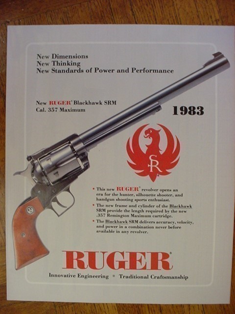 Sturm Ruger 1983 Catalog Red Label 77 Mini-30 Single Six-img-0