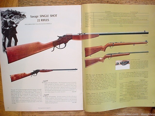 Savage 1972 ORIGINAL catalog 99 24 340 Anschutz Stevens-img-4