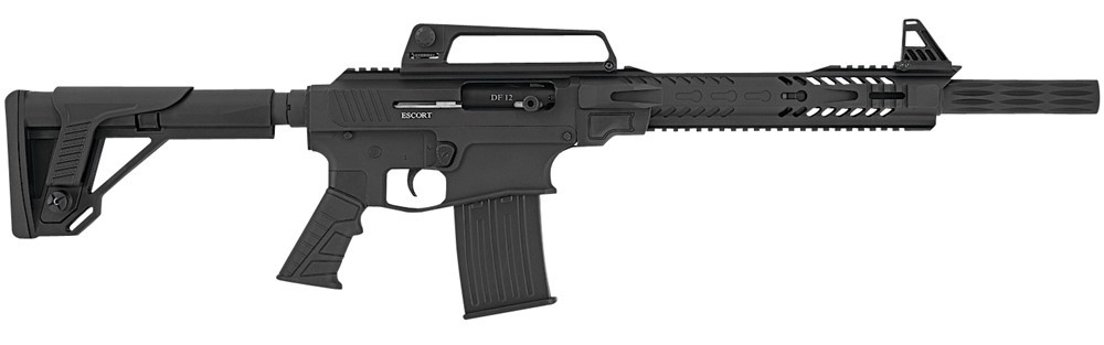 Escort DF12 12 GA Tactical Shotgun 18 3 Black Cerakote HEDF12180501-img-0