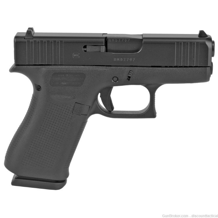 Glock PX4350201 G43X Sub-Compact 9mm Luger 3.41" 10+1 Black nDLC Steel -img-2