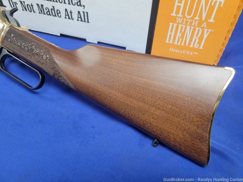 Henry Side Gate Lever Action Rifle .360 Buckhammer H024-360BH Brass NEW-img-9