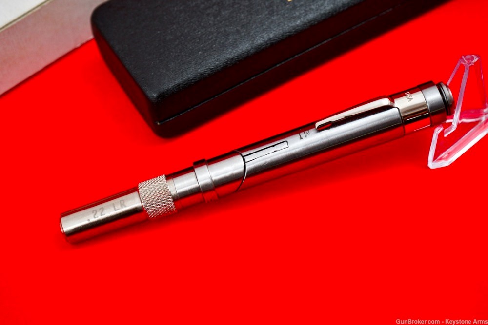 Scarce & Desired Stinger Pen Gun .22 LR Pistol w/ Original Case 100