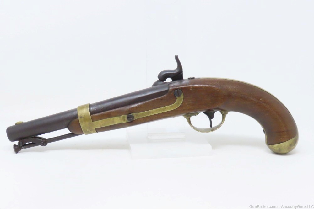 Antique HENRY ASTON U.S. Contract M1842 DRAGOON .54 Cal. Smoothbore Pistol -img-16