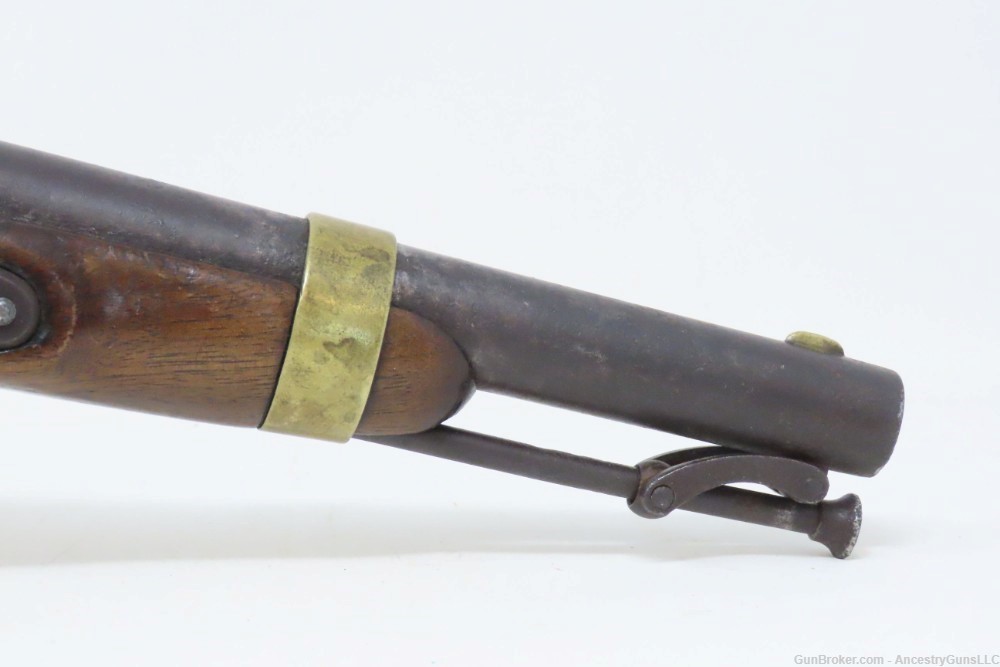 Antique HENRY ASTON U.S. Contract M1842 DRAGOON .54 Cal. Smoothbore Pistol -img-4