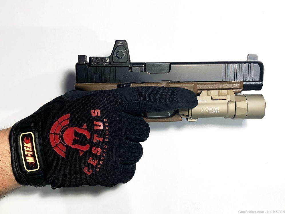 Medium Size Tactical Gloves Lightweight Breathable Multipurpose Use M-TEK -img-5