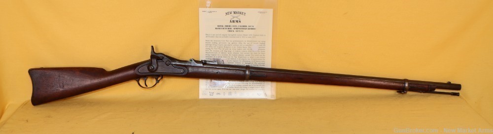 Rare Springfield Model 1870 .50-70 Trapdoor Rifle c. 1872-img-0