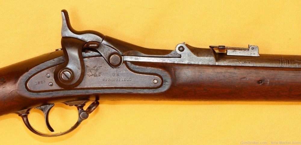 Rare Springfield Model 1870 .50-70 Trapdoor Rifle c. 1872-img-4