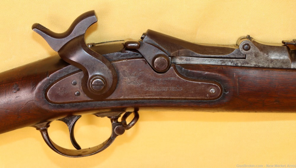 Rare Springfield Model 1870 .50-70 Trapdoor Rifle c. 1872-img-6
