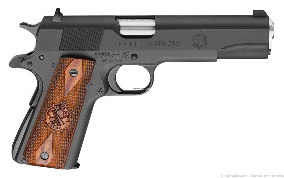 Springfield PB9108LCA 1911 Mil-Spec Pistol 45 ACP, 5 in CA Approved -img-0