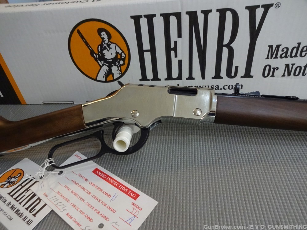 Henry Golden Boy Silver 22 LR H004S   VERY NICE WOOD -img-5