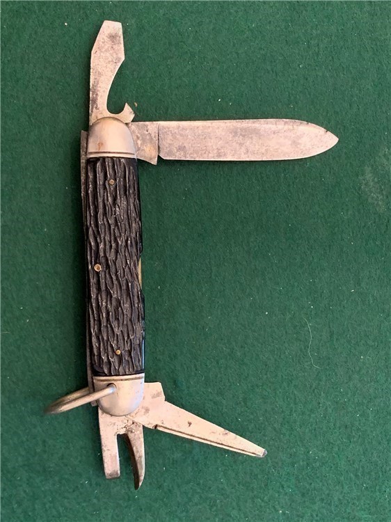 1940s FEDERAL BOY SCOUT 4 BLADE POCKET KNIFE,  RARE-img-3