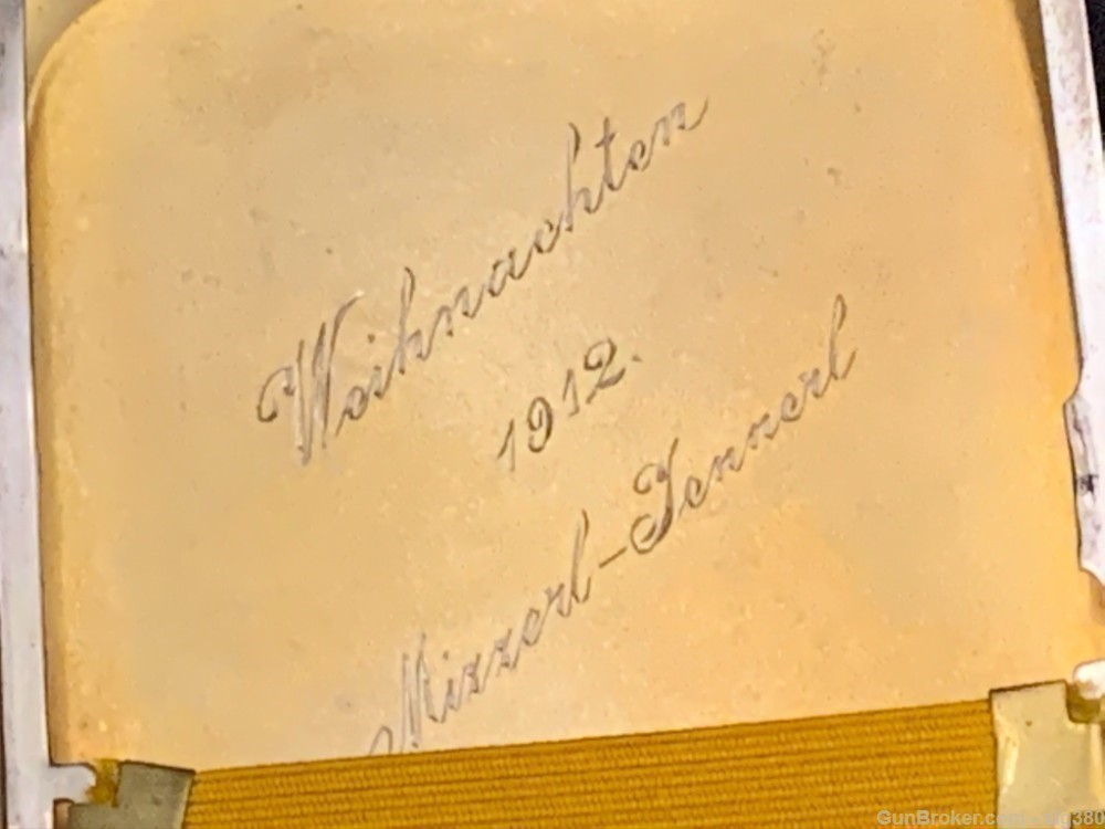 ANTIQUE JB 1912 .800 SILVER WITH GOLD WASH MONOGRAMMED CIGARETTE CASE, 88g-img-5
