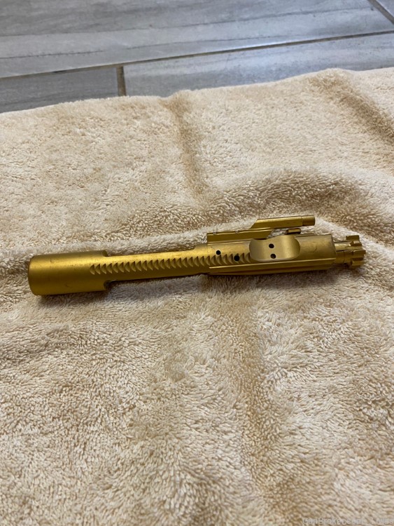 AR15 Gold Titanium Bolt Carrier Group BCG 5.56/.223 FREE SHIPPING-img-1