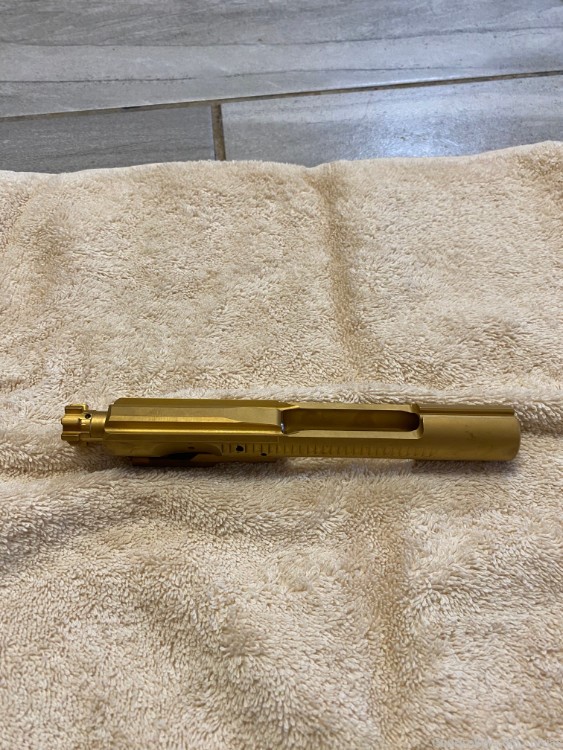 AR15 Gold Titanium Bolt Carrier Group BCG 5.56/.223 FREE SHIPPING-img-0