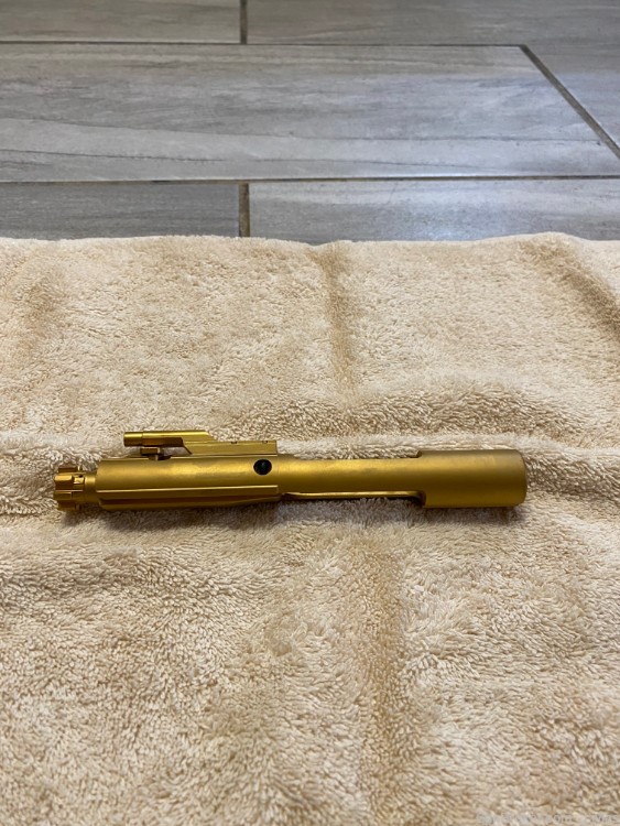 AR15 Gold Titanium Bolt Carrier Group BCG 5.56/.223 FREE SHIPPING-img-2