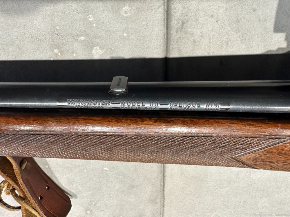 Winchester Model 88 .308 Caliber 1956 LYMAN ALL-AMERICAN 2-1/2-img-17